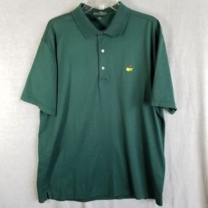 Amen Corner Polo Shirt Large Green Golf Augusta‎ National Masters Pima Cotton